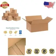 10x7x4” Corrugated Box Bundle - 50 Lightweight & Recyclable Shipping Boxes