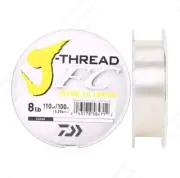 Brand New Daiwa J-Thread 100m Flourocarbon Fishing Leader J Thread- Choose Lb