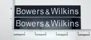 Bowers and Wilkins B&W Speaker Badge Logo Custom Made Aluminum EXTRA LARGE