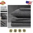 Floral King Size Sheet Set - Oeko-Tex Certified with 4 Super Soft Pillowcases