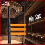 Mini Bb Saxophone Alto Mouthpiece Pocket Sax with 5 Reed Musical Instrument