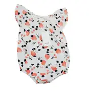 Seed Heritage Baby Girl Fruity Split Sleeve Romper Size 0 or 6 - 12 Months NEW
