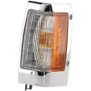 Corner Light For 95-97 Nissan Pickup w/ chrome trim Driver Incandescent w/ Bulb