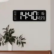 Large Digital Wall Clock Modern Temperature Timekeeping Clocks Home Decor