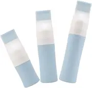 PACKOVE 3pcs Refillable Shampoo and Conditioner Bottles Empty Dispenser Bottles Shockproof Design for Hair Care Products