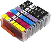 PGI-680XXL CLI-681XXL PGI680XXL CLI681XXL Compatible with Canon TR7560 TR7660 TR8560 TR8660 TS6160 TS6260 TS6360 TS6365 TS8160 TS8260 TS8360 TS9160 TS9560 TS9565 (6 Packs)