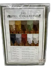 Hotel Collection Grey Oblong Tablecloth 60"x 102" NWT