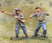 THE COLLECTORS SHOWCASE CIVIL WAR CONFEDERATE CS00448 CANNON IGNITOR & SWABBER