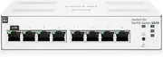 HPE Networking Instant On Switch Series 1830 8-Port Gb Smart-Managed Layer 2 Ethernet Switch | 8X 1G | Fan-Less | AU Cord (JL810A#ABG)