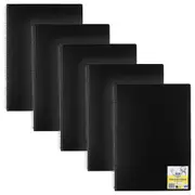 5pc Spirax P703 A3 Visual Art Spiral Diary Writing Stationery 120-Pages Black