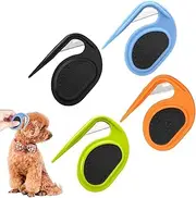4 Pcs Pet Knotting Comb, Pet Dematting Comb, Knotted Comb for Cats and Dogs, Pet Grooming Comb, Massage Hair Removal Tool for Dog Cat