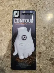 Footjoy Contour FLX Men's Golf Glove LARGE Regular Left - Pearl *New