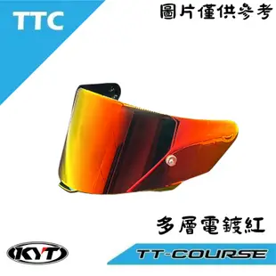 KYT TT-COURSE TTC 專用鏡片【梅代安全帽】