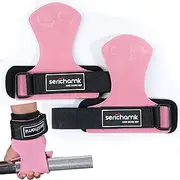 Wrist Straps for Weightlifting with Wrist Wraps,Leather Weight Lifting Wrist Wraps Grip Assistance Deadlift Straps Workout Gym Straps for Men and Women