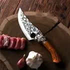 Butcher Knife Kitchen Meat Cleaver Slicing Boning Utility Forged Steel Handmade