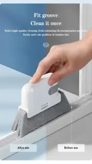 Window Cleaning Brush Groove Clean Tool Window Frame Door Groove Washing Brush