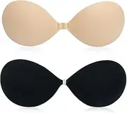 [Generic] Sticky Bra for Women Invisible Lifting Bra, Push Up for Backless Dress,Washable & Reusable