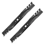 942-0741A Mulching Blade for 21inch Deck, 742-0741A Mower Blade Compatible for 2 Pack Black