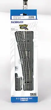 Bachmann HO E-Z Track +Nickel Silver Turnout #5 Left Hand DCC+ 44132