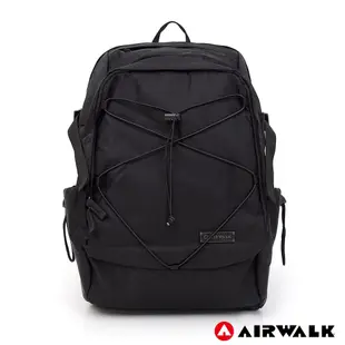 AIRWALK ✨精神解放 黑金系列 │彈性束繩設計 電腦包 後背包