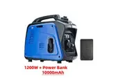 1* Gentrax 1.2KW Max 1.0KW Rated Inverter Generator Pure Sine Wave + 1* VoltX 10000mAh Power Bank