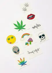 [INKED by Dani] Good Vibes Temporary Tattoo Pack