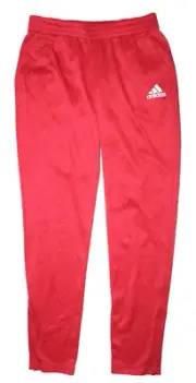 Adidas ClimaLite Rose Red Melange Team Issue Tapered Pant CY7047 Womens SZ M