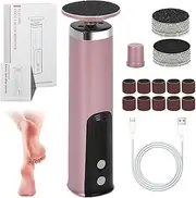 Foot Grinder - Dead Skin Heel Filer Scrubber,6 Adjustable Speed Pedicure Tool Foot Grinder for Adults, Men, Women