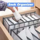 sock organizer 11 Grid 6 Grid Foldable Drawer Organizer Closet Storage Box Cloth