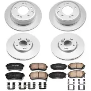 PowerStop Disc Brake Kit - Front and Rear - Fits Kia Sportage 2012-2016 Z17 COAT (for: Kia)