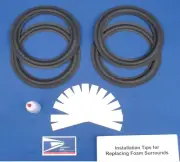 AR TSW-910 Speaker Foam Surround Repair Kit / AR TSW910 Woofers & Mids Refoam