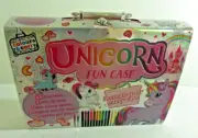 Unicorn Fun case decorate your case and carry kids art new stickers pens books