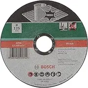 Bosch Accessories Bosch 1x Cutting Disc WA 60 T BF (for Inox, Straight, Ø 125 x 1 mm, Accessories for Angle Grinders)