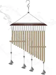 Wind Chimes, 30 In Outdoor Wind Chime With 18 Metal Tubes Wind Chimes Guan