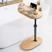 Wooden Bathtub Side Tray,Bamboo Bathtub Tray Table,Adjustable Bath Caddy Tray
