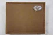 ZEP PRO Georgia Bulldogs Crazy Horse Leather bifold Wallet Tin Gift Box