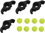 Indoor Cycling Snap Rocker Feet Adapters | Portable 4X Rocker Plate Bike Trainer with 8 Pack Tennis Balls,Shock Absorbing Stationary Bike Stand Core Rocker Feet for Bike Trainer