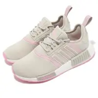 在飛比找森森購物網優惠-adidas 休閒鞋 NMD_R1 W 女鞋 米白 奶茶 粉