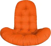 Hanging Egg Chair Cushion, Garden Hanging Basket Chair Seat, Polyester Egg Chair Swing Cushion for Patio Garden,F