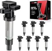 Torchbeam 8 Packs Ignition Coil UF543 Fit for Buick Lucerne 2007-2011 Cadillac DTS SRX STS XLR 4.4L 4.6L V8 Replacement for GN10453 12597745