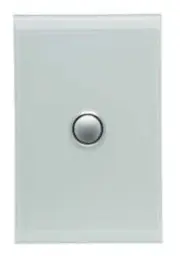 Clipsal SATURN 4000-SERIES PUSH BUTTON SWITCH 1-Gang 20A 16AX 250V Ocean Mist