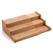Seasoning Rack Bamboo Storage Rack- Three Layers Adjustable For Home Storage Rackkitchen