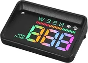 TEHAUX Car Display Auto Speedometer Digital Compass Enhanced Safety Easy Fit Diverse Car Models