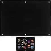 Patch Wall Velcro Mat, 58 x 45 cm Velcro Board Patches Velcro Wall, Tactical Patch Display Board with Eyelets, Velcro Wall, Tactical Military Velcro Patch Board, Foldable for Badges, Stamps, Patches,