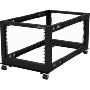 StarTech 8U 19 Open Frame Server Rack - Compact (4postrack8u)