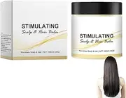 Stimulating Scalp and Hair Balm, Nourishes Scalp & Hair, Shea Butter and Butter Blend, Sc-alp Nourishing Oil, Damage Repair, Loss Prevention, Ideal for Dry Scalp (1pc)