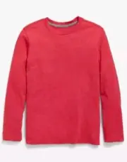 Old Navy Softest Long-Sleeve T-Shirt Robbie Red Large New With Tag Free Shipping