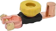 Battery Power Shutoff Switch Heavy Duty Cut Off Isolator with ABS Brass, for Cars RVs ATVs