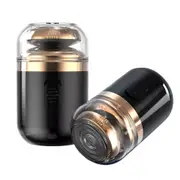 Mini Rechargeable Capsule Shaver For Travel Portable Electric Razor-Black