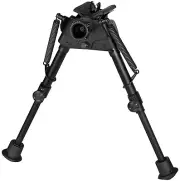 Harris Bipods SBR2 Swivel BR Swivel Stud, 6-9", Self Leveling Legs, Rubber Feet